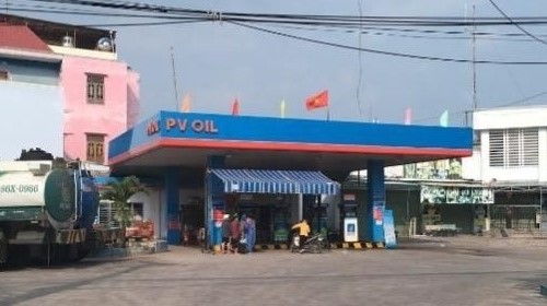 Bình Định: Trạm sạc VinFast - Cửa hàng xăng dầu PVOIL PE Số 1 Bình Định